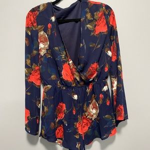 Women’s Floral Romper 🌸
